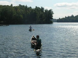 Canoeing on Long Pond