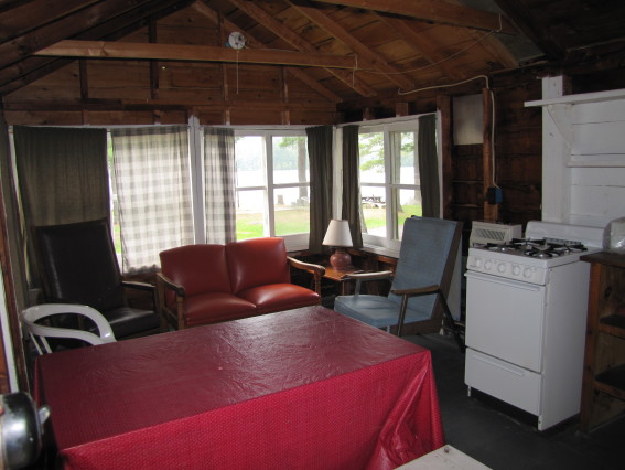 Cabin 13 sitting area